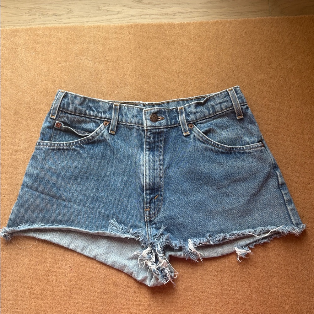 Vintage Orange Tab Levi's Shorts